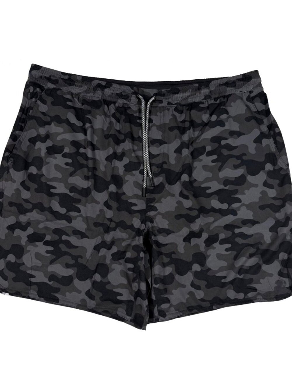 NWOT Rhoback Men's The Regiments Gym Shorts Grey Camo Lined Athletic XL
